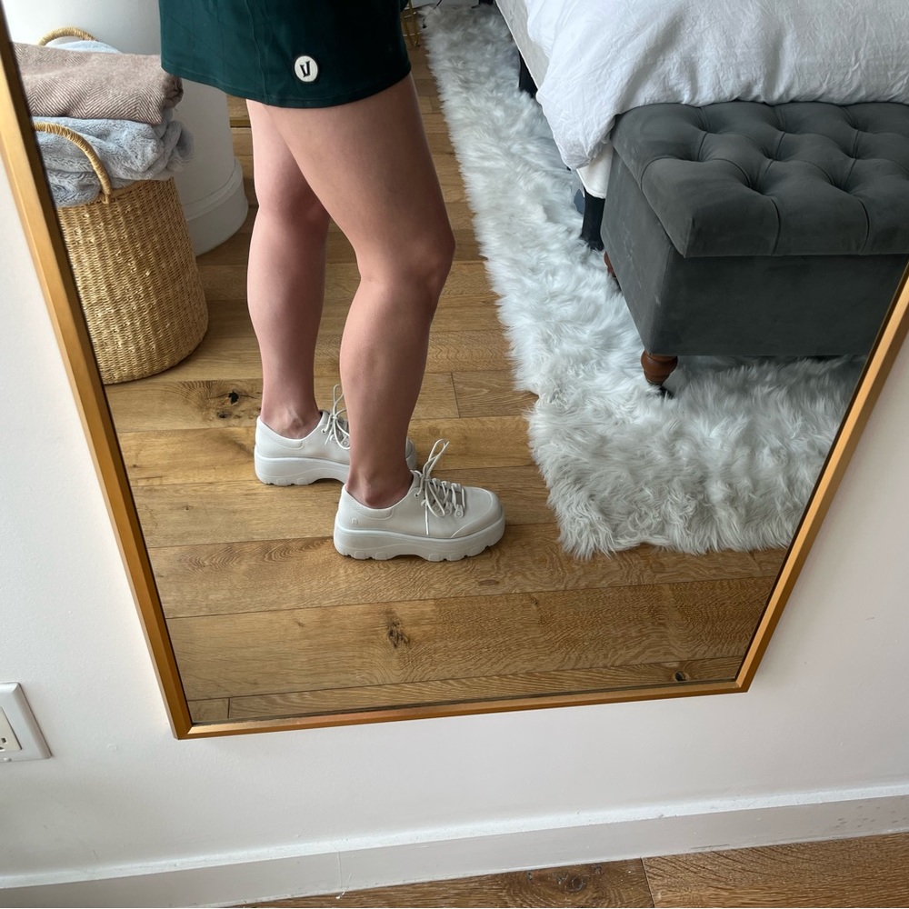Melissa White Platform Sneakers with Retro Chunky Design